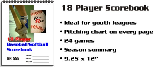 18 Player Scorebook